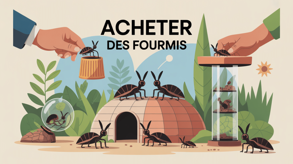 Acheter fourmies colonie organisée et habitat miniature