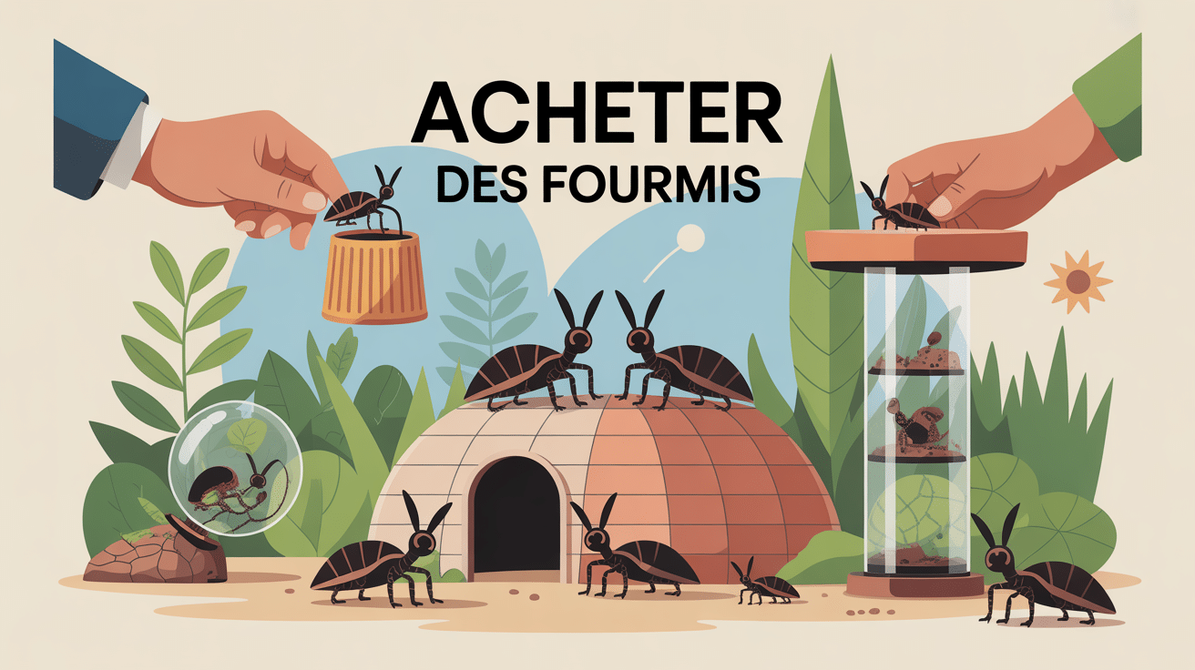 Acheter fourmies colonie organisée et habitat miniature