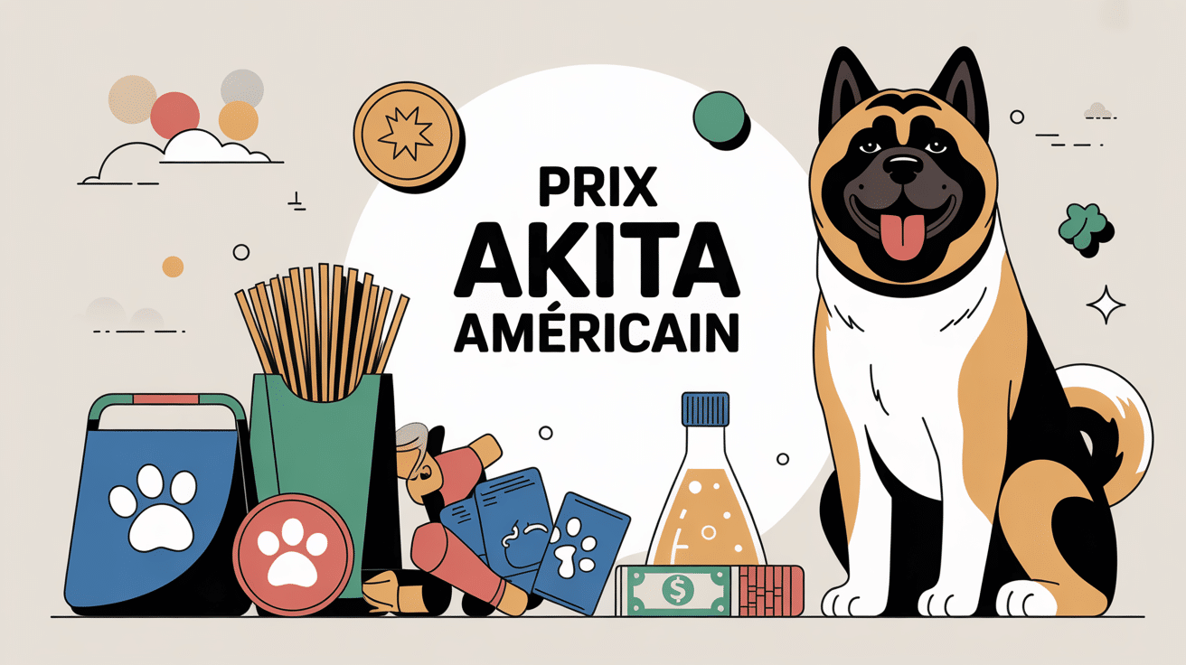 akita americain prix et budget illustration