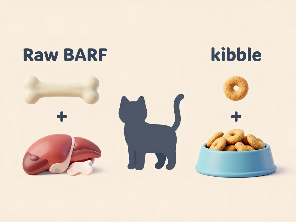 Comparatif barf chaton cru vs croquettes sécurité
