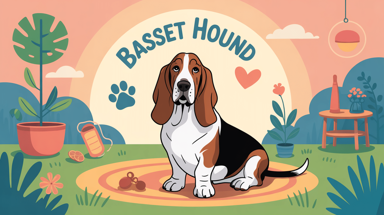 basset hound caractère posé vie famille