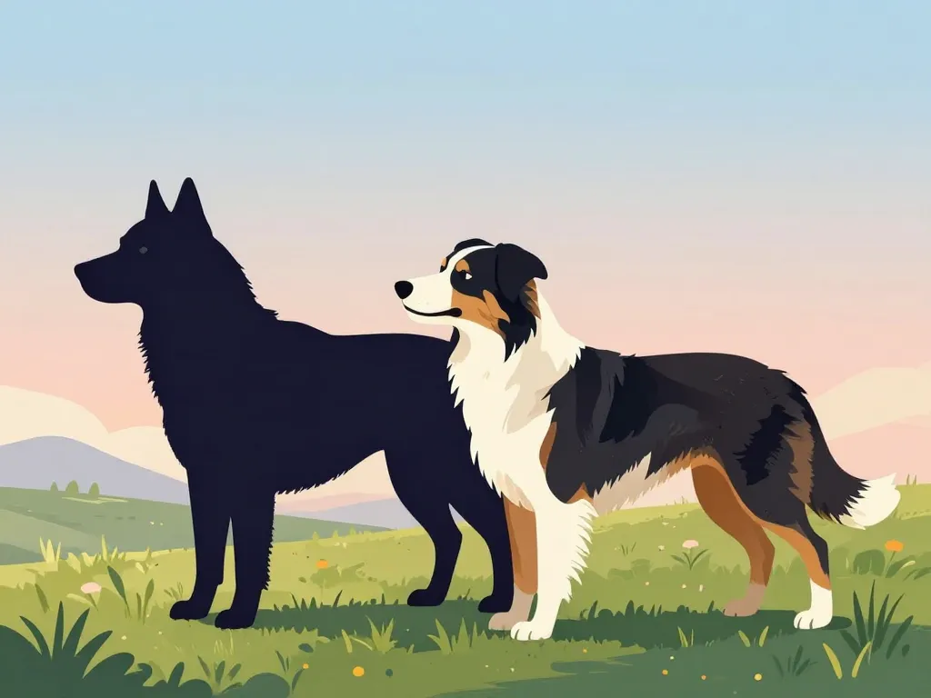 Borsky dog morphologie mélange husky siberien border collie