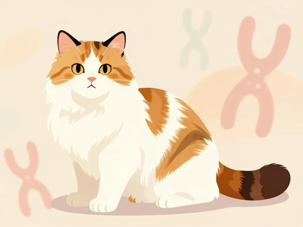 chat isabelle poil long robe génétique