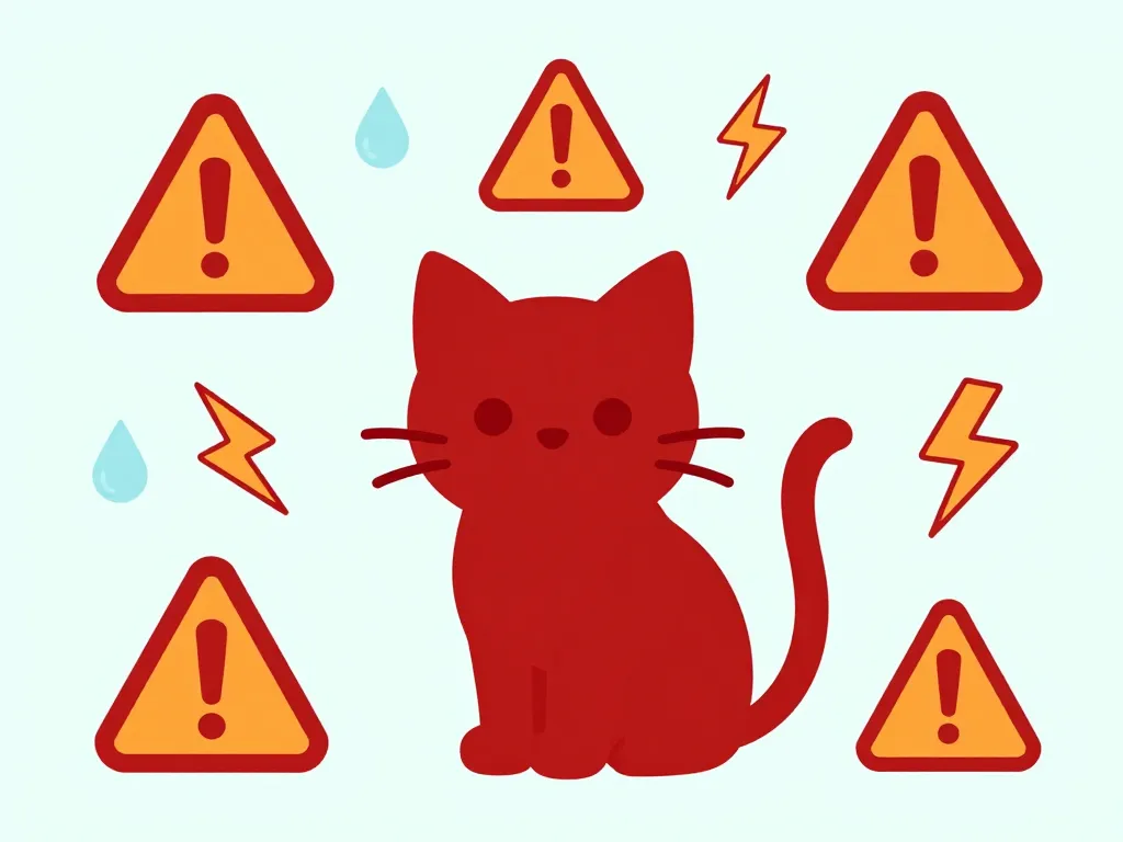 chat zizi illustration signes inquiétants