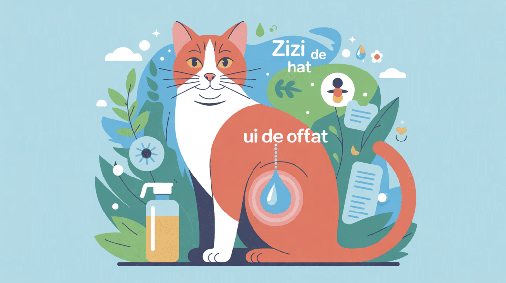 chat zizi illustration santé urinaire et génitale