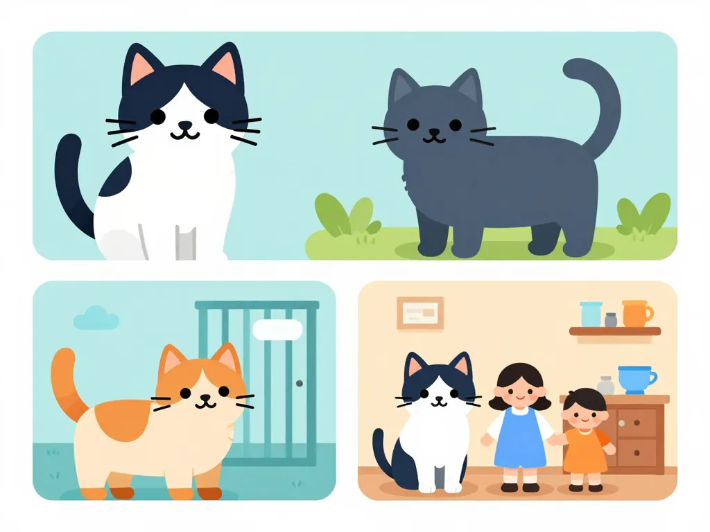 chaton bobtail adoption prix élevage refuge illustration