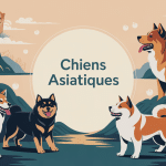 Panorama de chiens asiatiques emblématiques