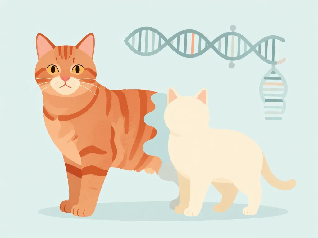 schema couleur chat creme genetique