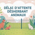 désherbant combien de temps pour les animaux illustration sécurité