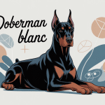 doberman blanc prix vue artistique centrale