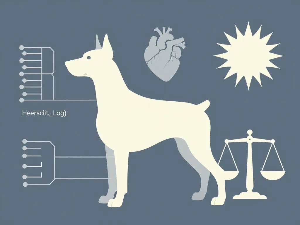 doberman blanc prix risques santé