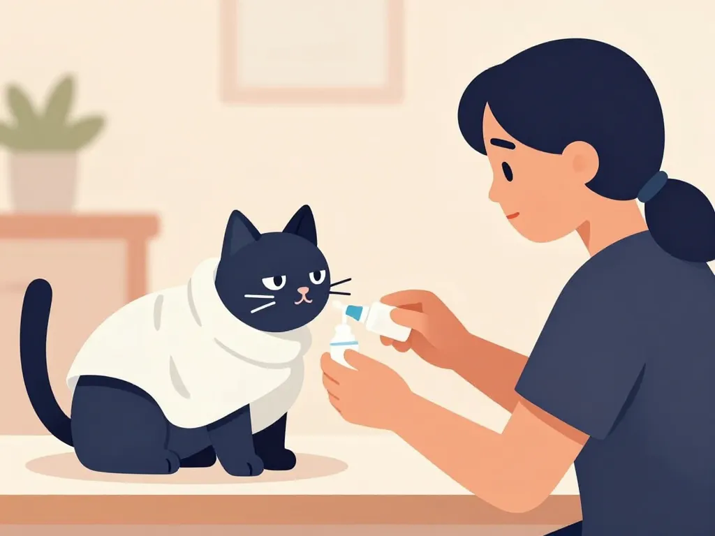 Techniques donner médicament chat difficile scène pratique