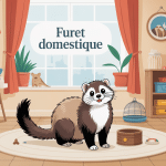 furet domestique intérieur sécurisé et adapté