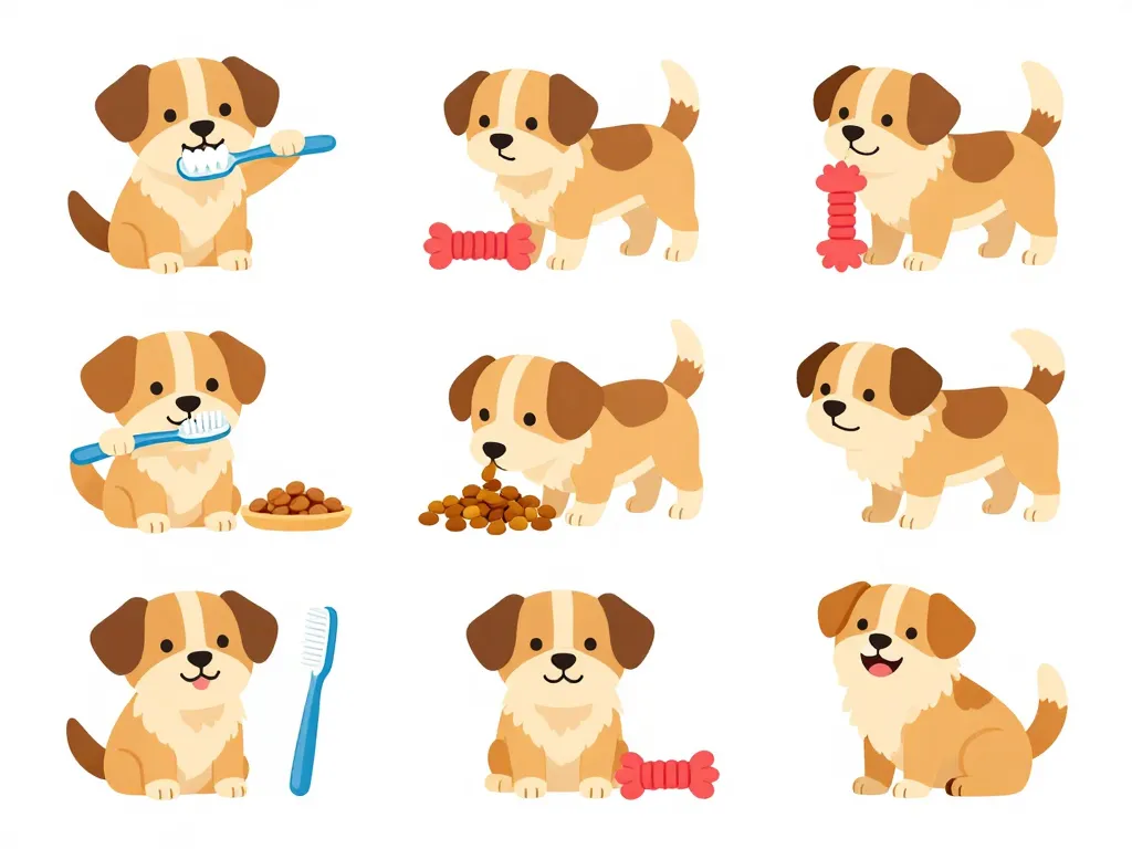 Soins quotidiens hygiène dents des chiens