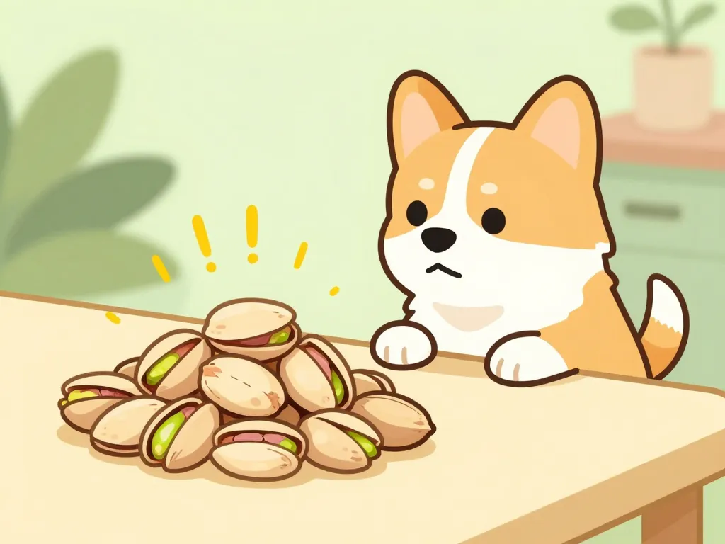 pistache chien danger table