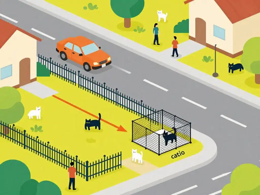 Prévention chats écrasés sécurité maison