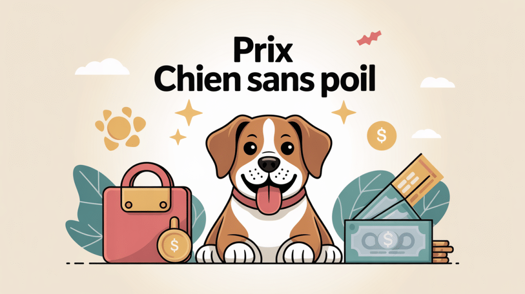 prix chien sans poil, adoption douce et budget