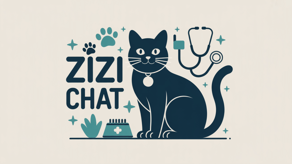 Image zizi chat stylisée santé bien-être