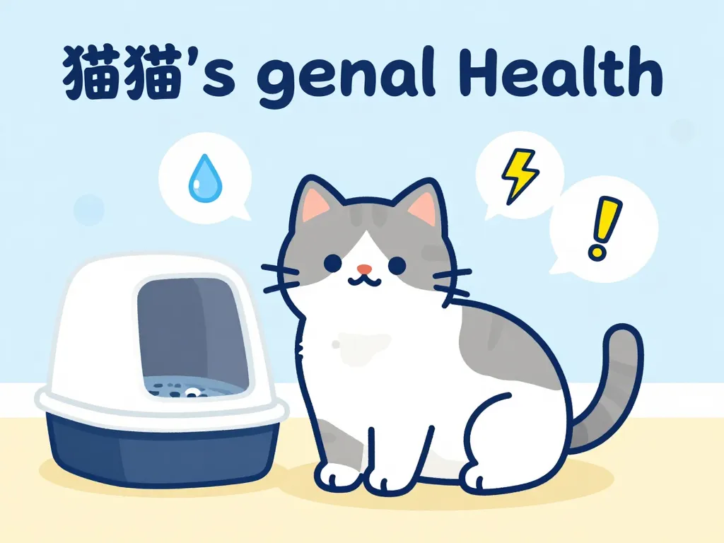 Illustration problèmes zizi chat