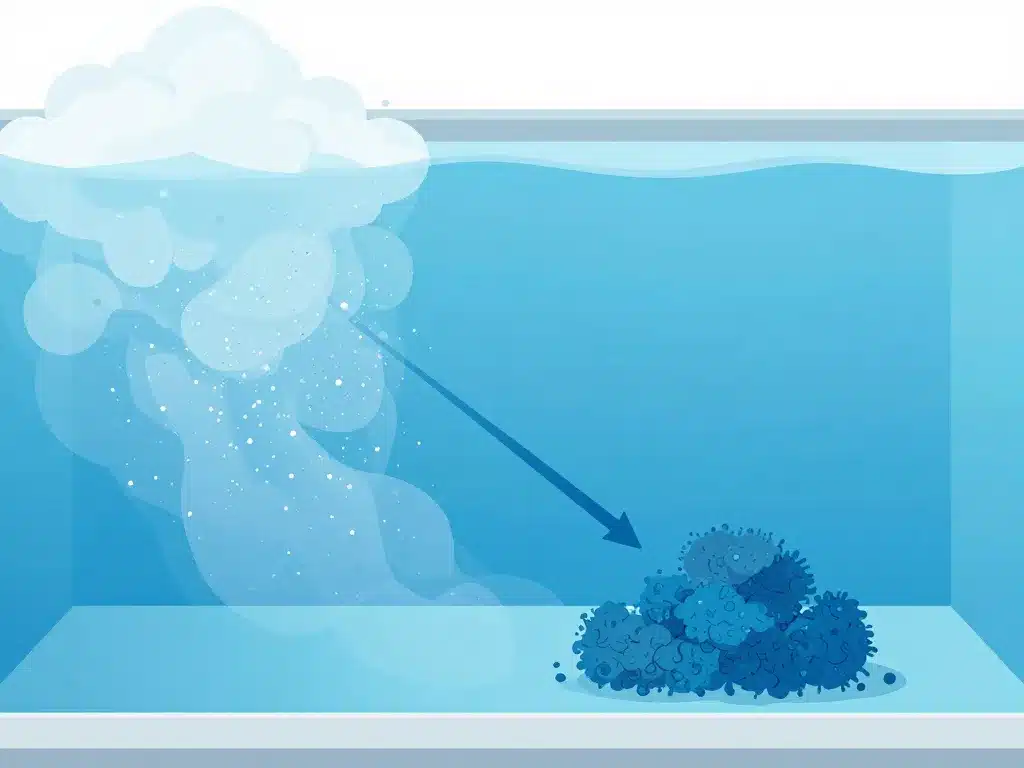 a quoi sert le floculant piscine schema action