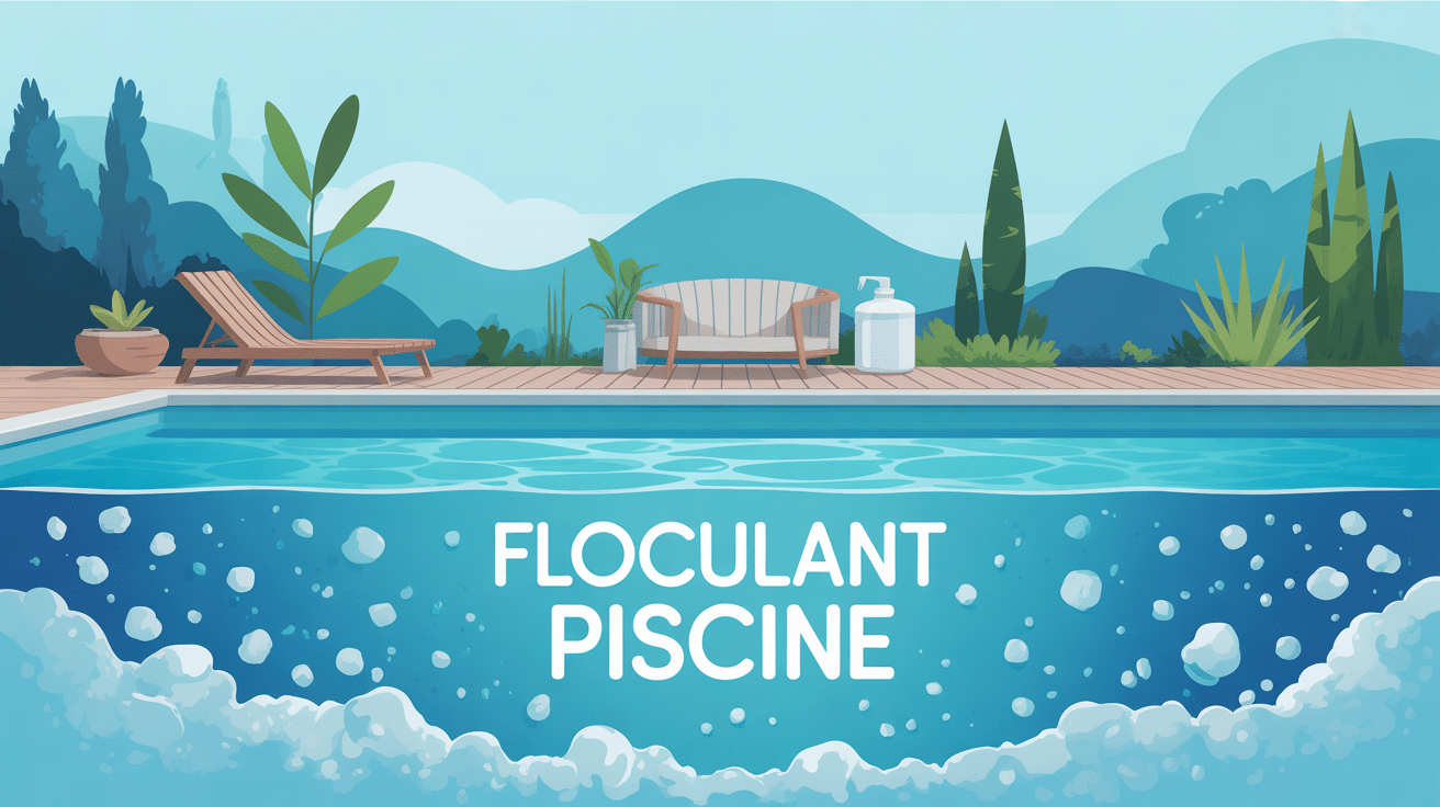 a quoi sert le floculant piscine piscine claire illustration