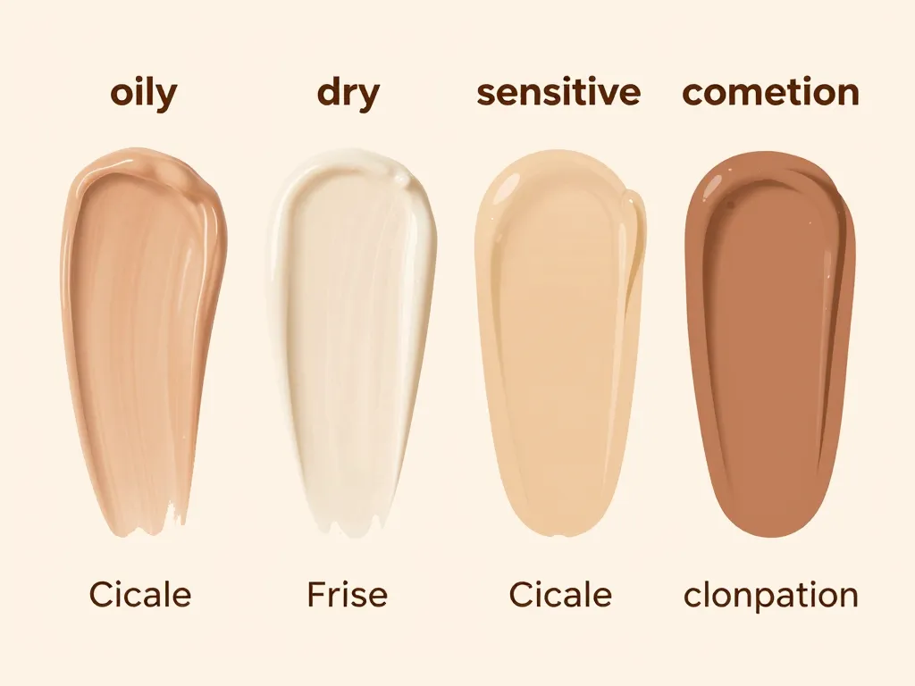Diagramme cicales pour peaux grasse sèche mixte sensible