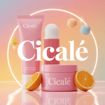 Tube de crème cicales et icônes réparation hydratation protection peau