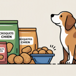 illustration croquette chien à éviter gamelle chien