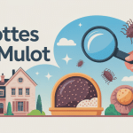 illustration moderne crottes de mulot détection nettoyage prévention maison