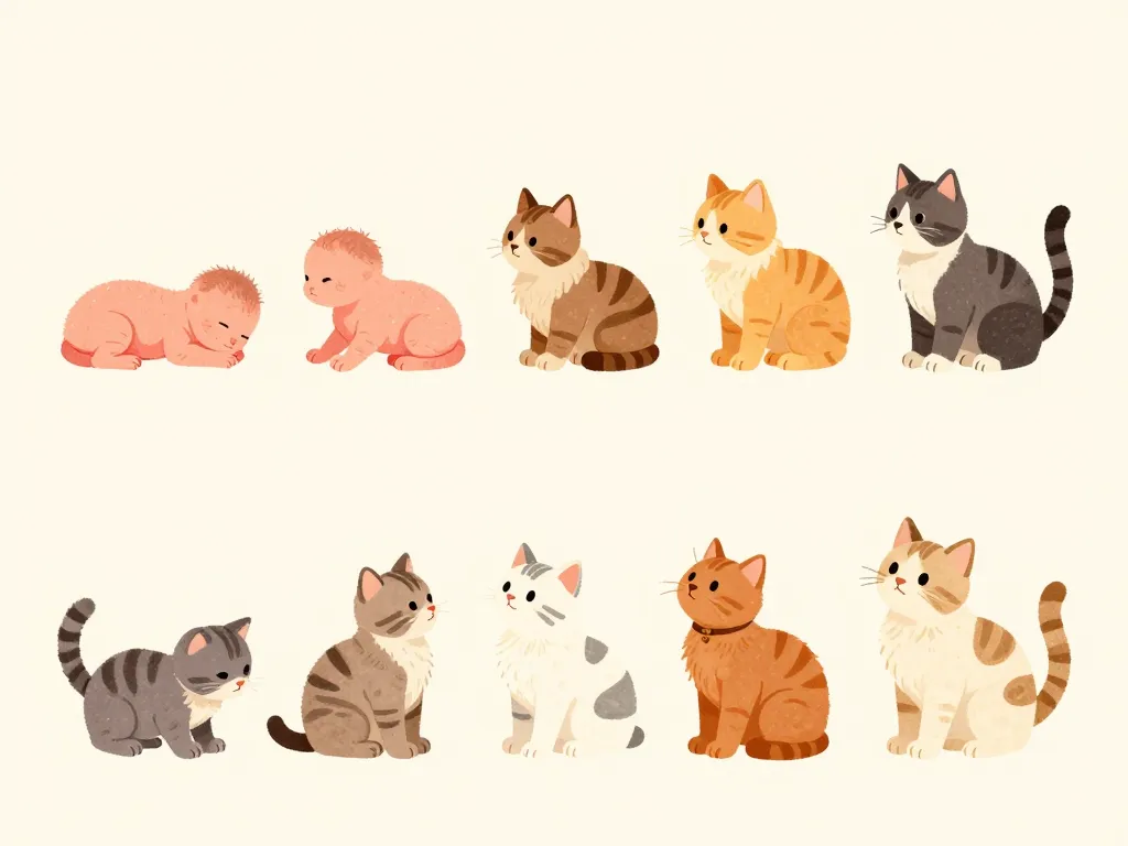 Étapes développement chaton semaine par semaine, repères de croissance