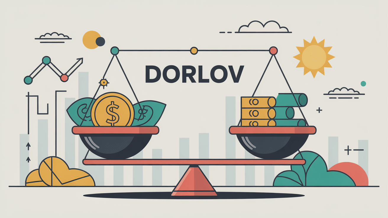 Dorlov : balance prudence risque illustration