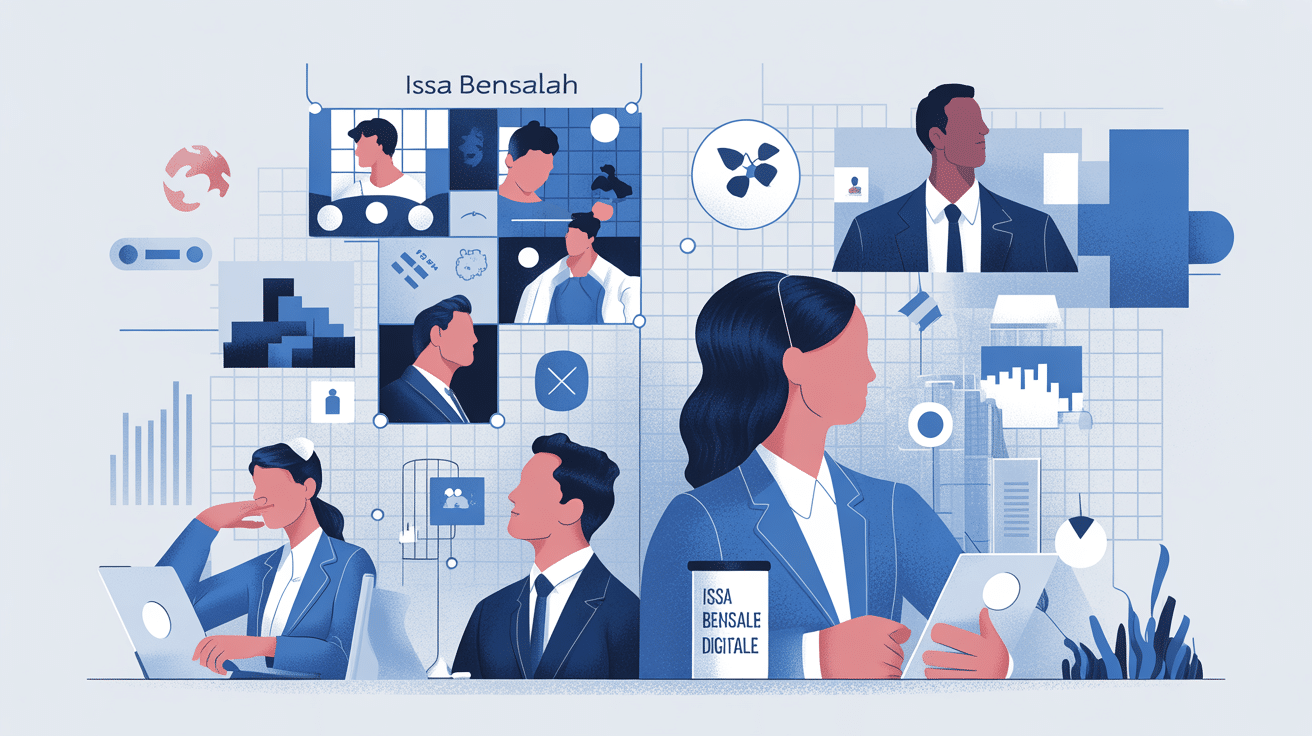 Illustration Issa Bensalah stratégie marketing digital