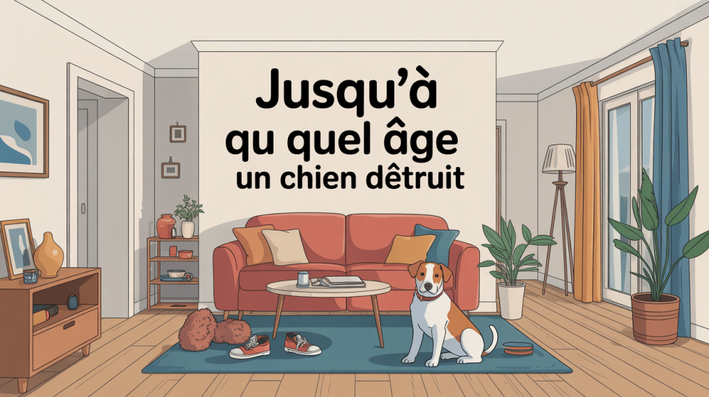 illustration maison jusqu'à quel âge un chien détruit