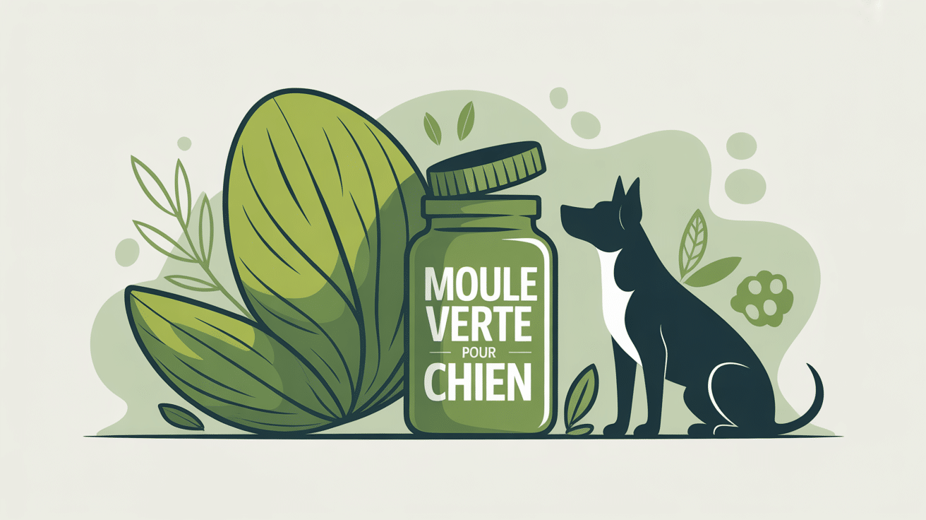 Illustration moule chien complément alimentation