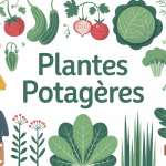 plante potagère top 7 en illustration potager varié