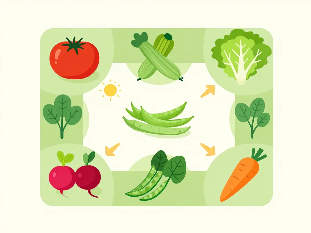 plante potagère top 7 schéma optimisation potager