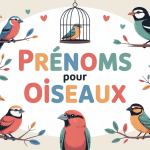 illustration colorée prénoms pour oiseaux