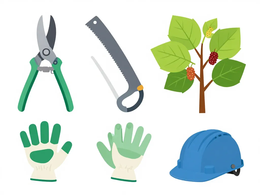 Schéma préparation sécurisée quand et comment tailler les muriers outils