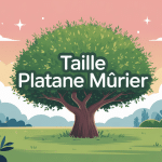 Illustration d’un platane murier en hiver, quand tailler un platane murier