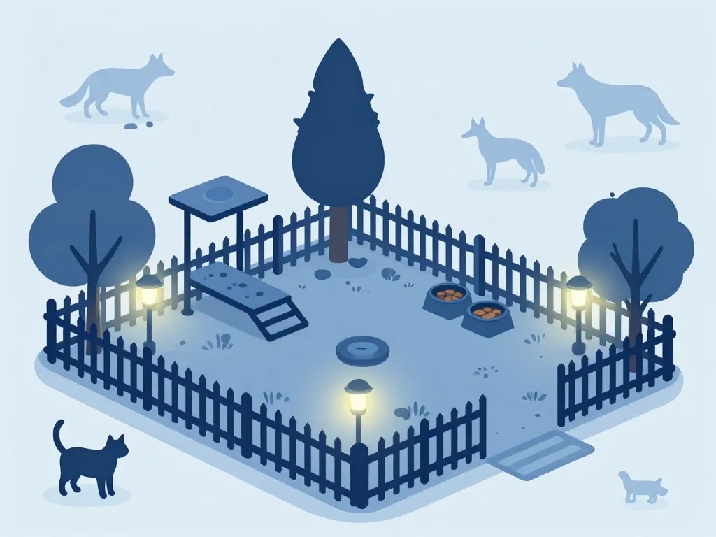 Conseils protéger chat la nuit prédateurs illustration SEO