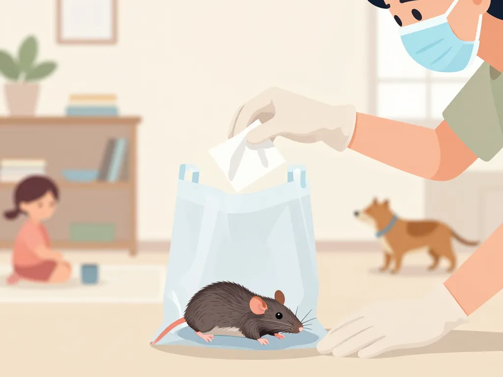 Gestes sécurité manipulation rat mort maison