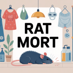 Illustration prévention et gestion hygiène rat mort