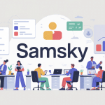 illustration samsky gestion de projets équipe