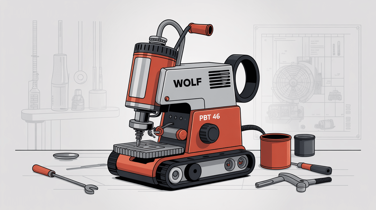 schéma éclaté tondeuse Wolf PBT 46 vue d'ensemble