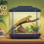 gecko léopard prix dans terrarium moderne