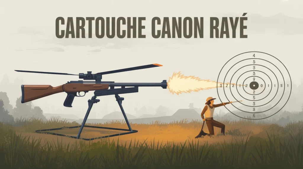 meilleur cartouche pour canon rayé illustration coupe
