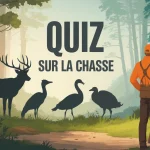 quiz sur la chasse illustration faune sécurité réglementation