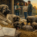 berger du caucase élevage chiots ferme documents