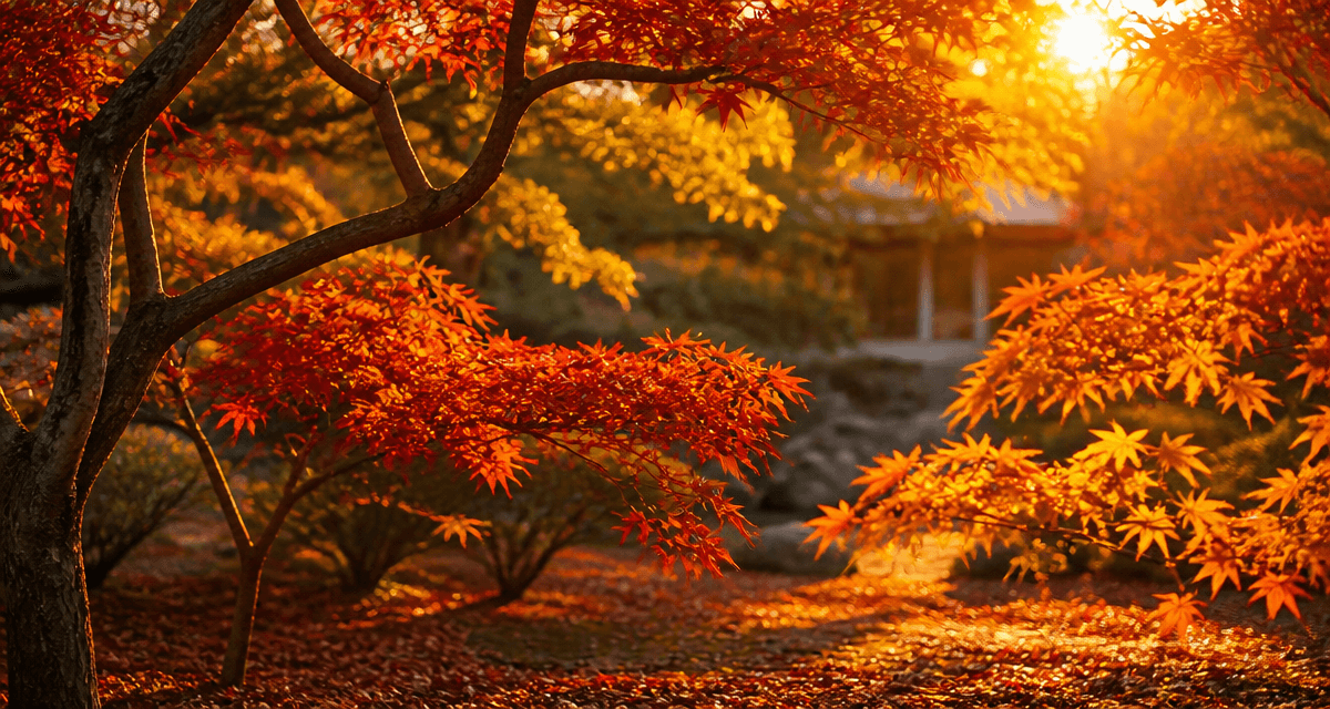 erable feuillage couleurs automne
