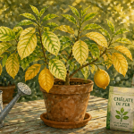 Feuilles citronnier qui jaunissent en pot